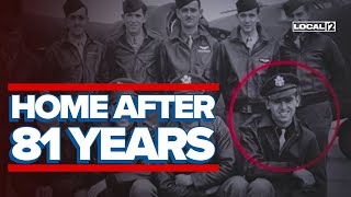 World War II pilot missing for 81 years returns home