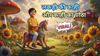 Lakdi Ki Kathi Aur Kathi Pe Ghoda 🐴 | Super Fun Hindi Nursery Rhyme Adventure 2025 | Viral Kids Song