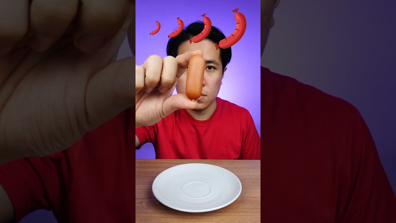 EAT VARIOUS SIZE OF SAUSAGE 