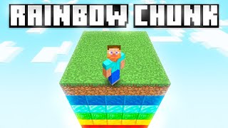 100 Days but it&#39;s a Rainbow Chunk