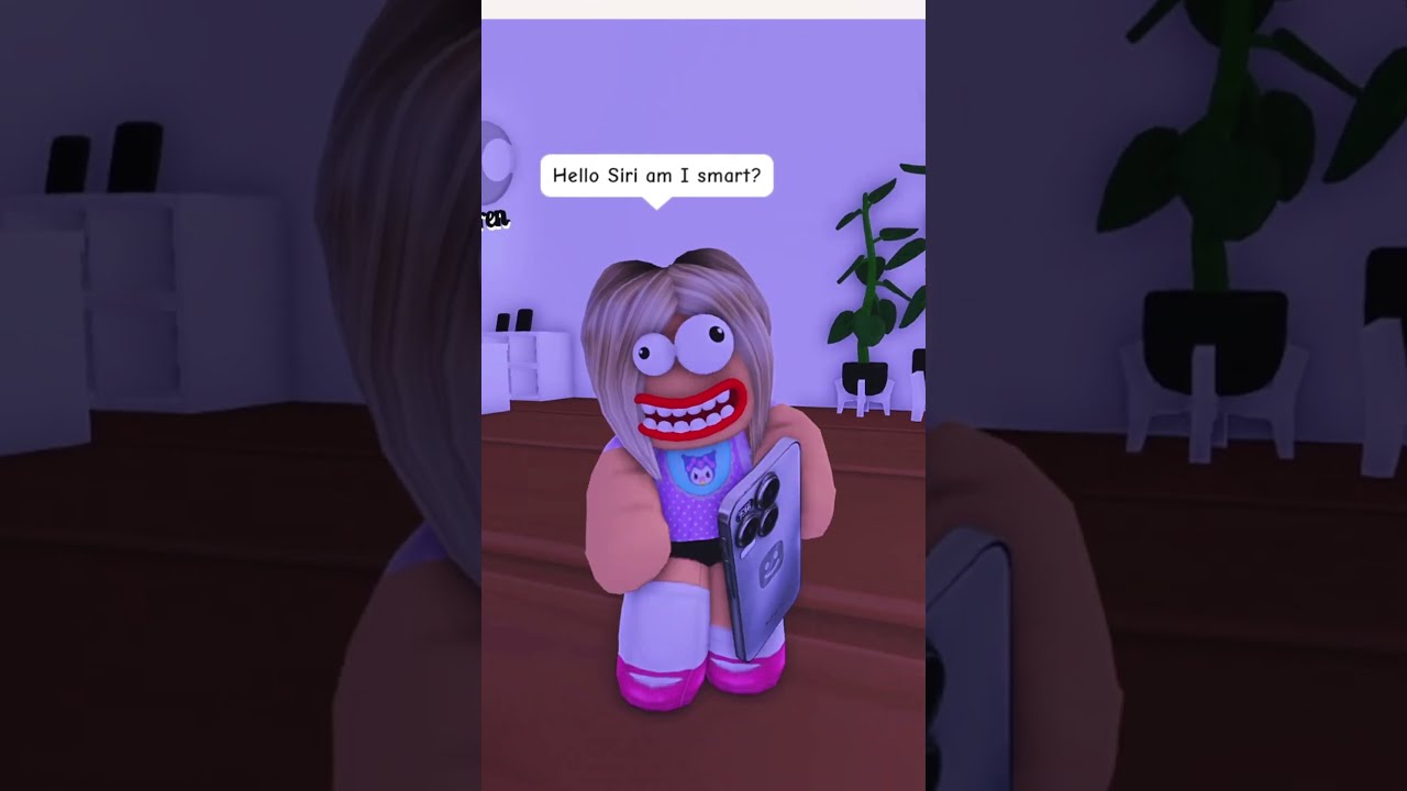 When Youngest Sibling Gets Her First PHONE Adoptme Roblox Robloxshorts