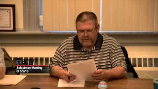 Selectmen Meeting 5/2/16