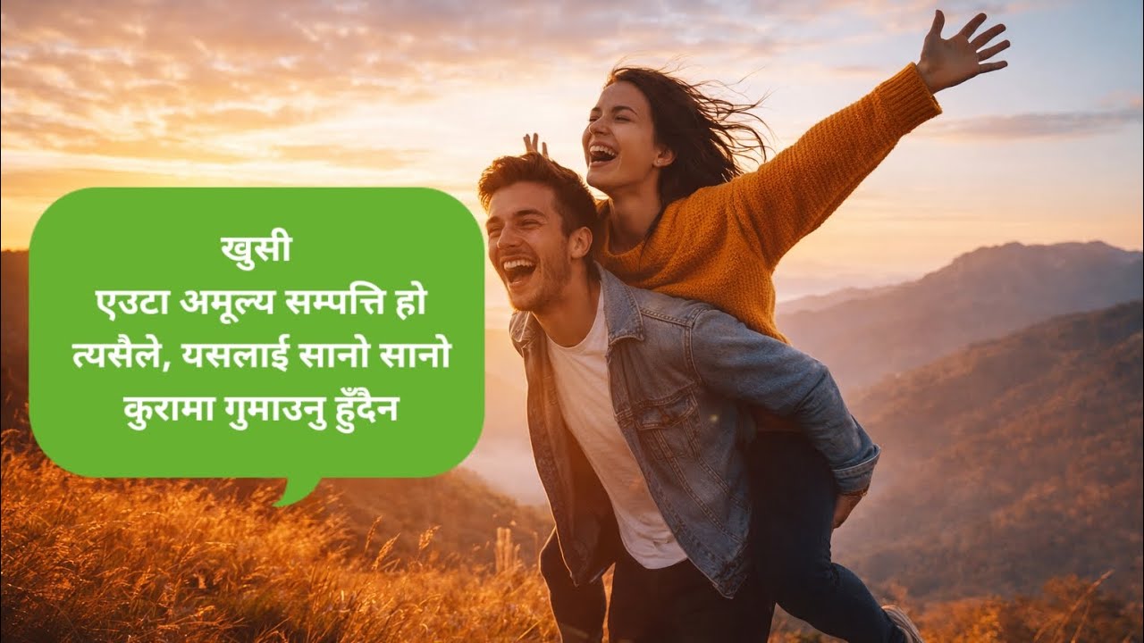 Khusi Euta Amulya Sampatti Ho | Best Motivational Quotes in Nepali | Heart Touching Life Quotes 2026