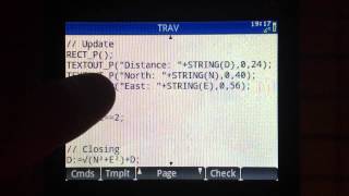 HP Prime Program TRAV using REPEAT and CHOOSE
