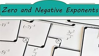 Zero and Negative Exponents | Classroom Observation Tool