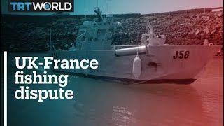 British and French gunboats in standoff over fishing rights