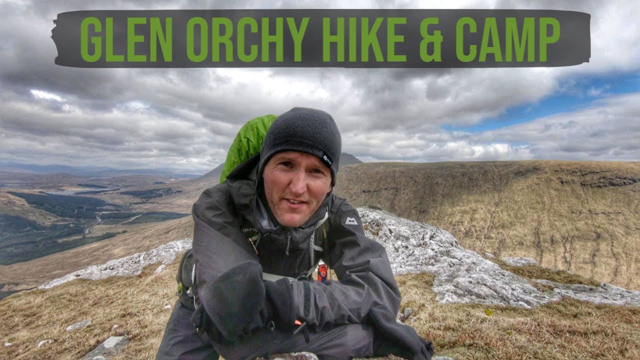 Hiking Camping Glen Orchy Scotland Youtube