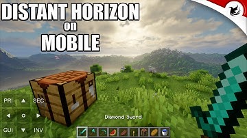 HOW TO INSTALL DISTANT HORIZON on MINECRAFT ANDROID