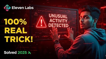 Unusual Activity Detected Error 💀 SOLVED! 🔥 100% Real Trick (2025)