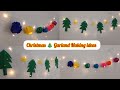 Diy Christmas Garland Making Ideas || Christmas 🎄 Decoration Craft || Paper Ball Garland || Easy Diy