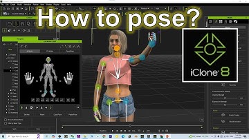 How to pose in iClone 8? Tutorial #iclone #tutorial #pose #motionlayer #reallusion