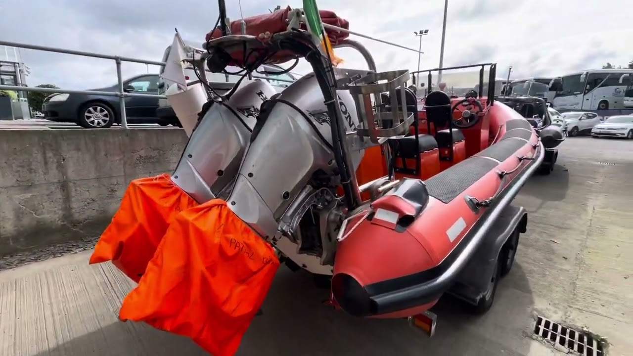 6M Rib Boat for auction at Wilsons Auction 31.08.2023