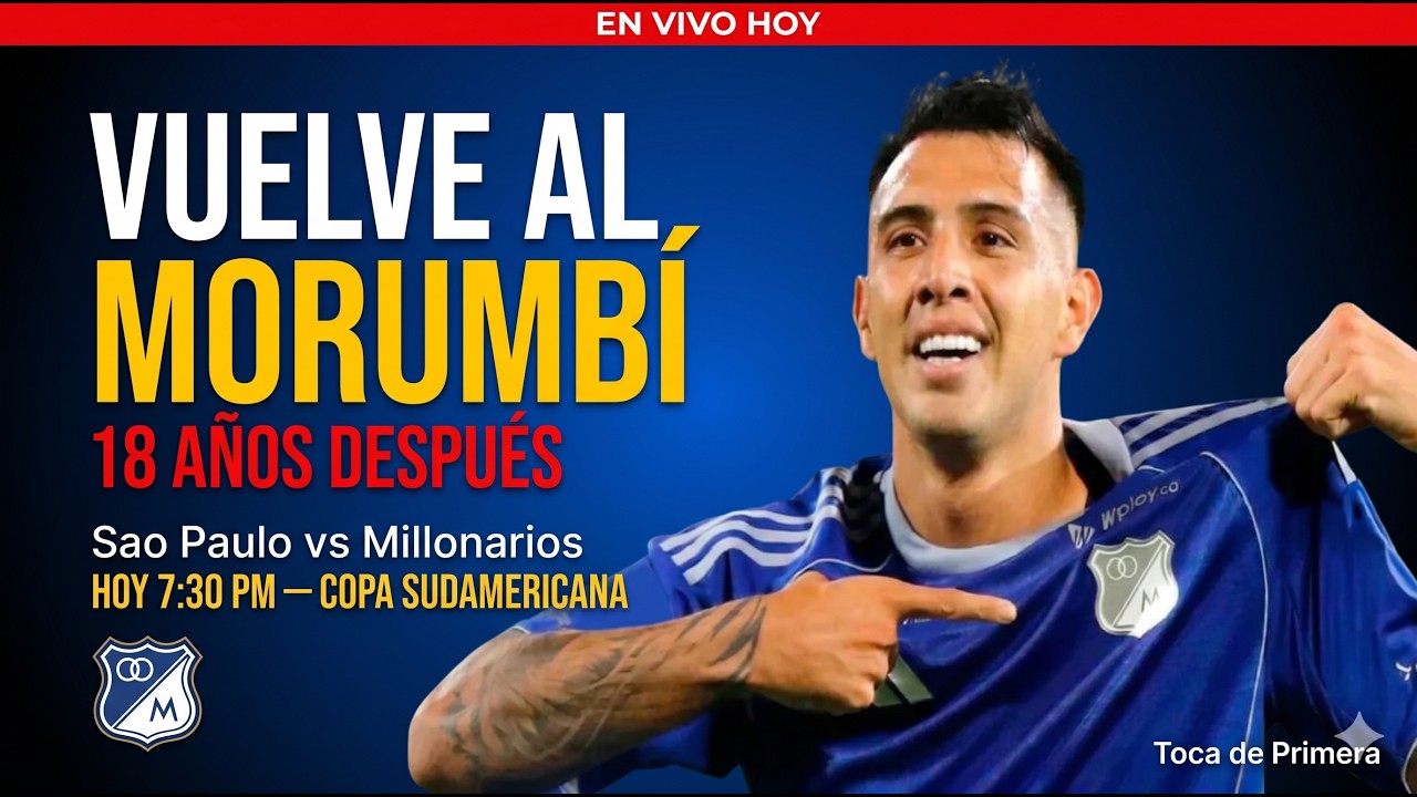 Sao Paulo vs Millonarios EN VIVO | Narra Paché Andrade - Copa ...