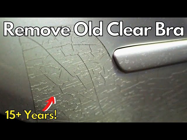 Removing Old Paint Protection Film (Clear Bra) Damage Free Method, Project  E46 M3