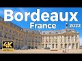 Bordeaux 2022 France Walking Tour 4k Ultra HD 60fps With Captions