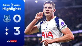 Micky van de Ven and Pape Sarr push Spurs into third! 🚀 | Everton 0-3 Spurs | EPL Highlights