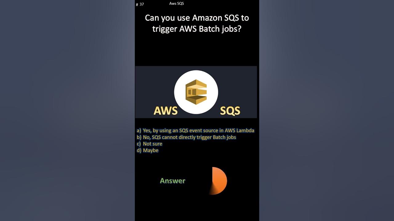 AWS SQS Use SQS to trigger AWS Batch jobs? YouTube