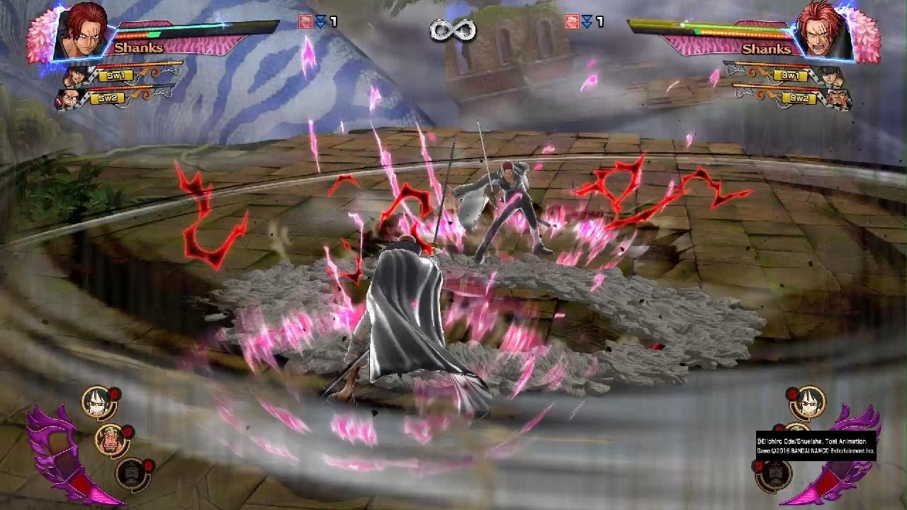 Shanks Advanced Conquerors Haki in ONE PIECE BURNING BLOOD YouTube