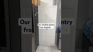 Kitchen pantry from Amazon ✨🤍 #kitchenpantry #kitchenorganization en