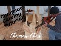 Chainsaw - Carving - A - Lighthouse! Wood Carving Tutorial!