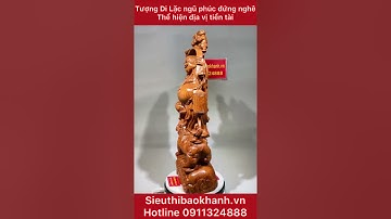 Di lặc cưỡi nghê ngũ phúc biểu tượng cho hạnh phúc