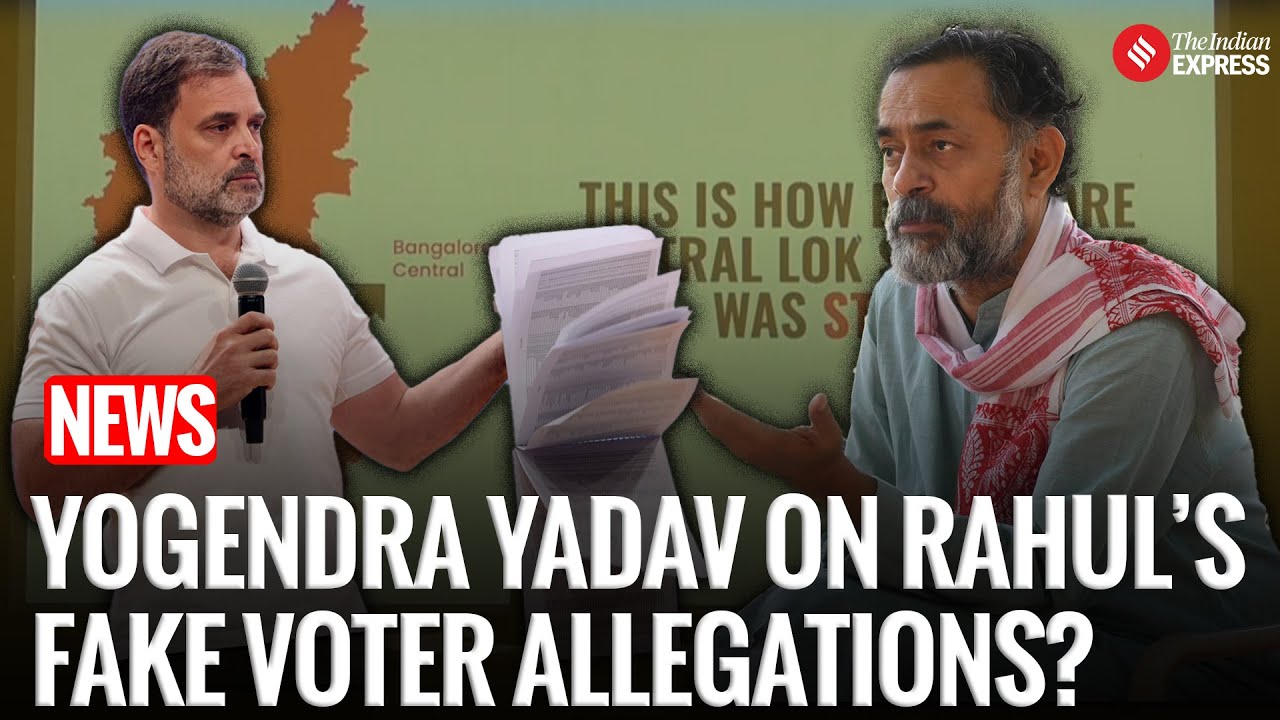 What Did Yogendra Yadav Say on Rahul Gandhi’s ‘Voter Theft’ Allegations Against the EC?
