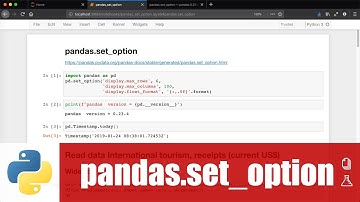 การกำหนด max_rows, max_columns, float_format เพื่อแสดงข้อมูลใน pandas DataFrame