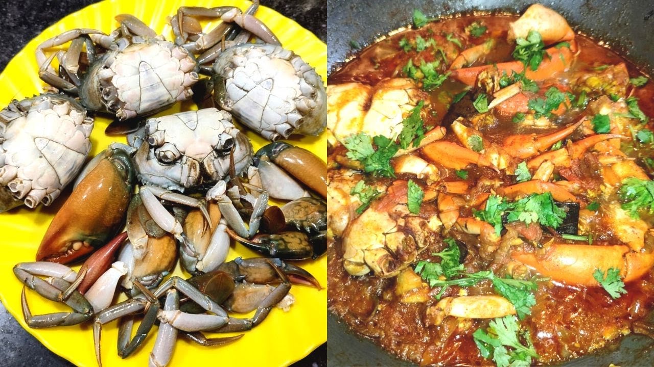 কাঁকড়া ঝাল KAKRA JHAL IN BENGALI BENGALI CRAB CURRY RECIPE CRAB KOSHA RECIPE BENGALI