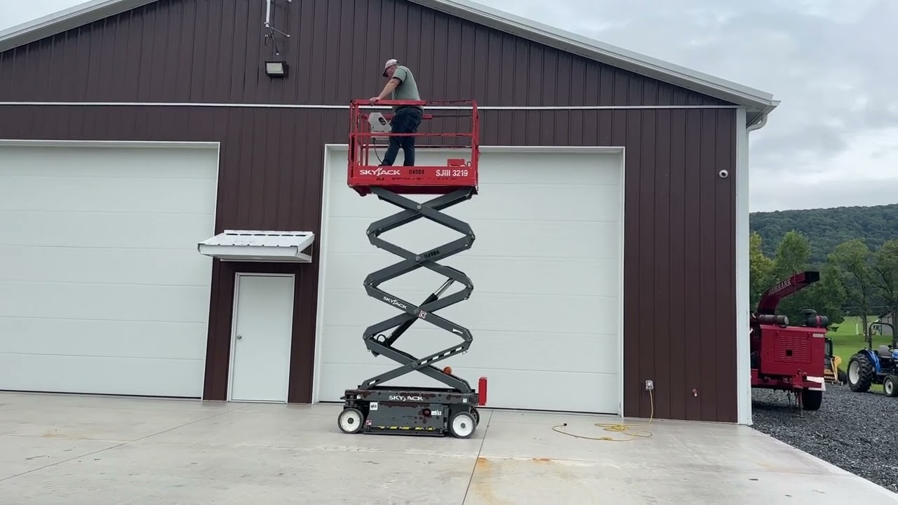 2019 Skyjack SJIII 3219 Electric Man Scissor Lift Annual Inspection 157 HRS 25' Working Height 9921