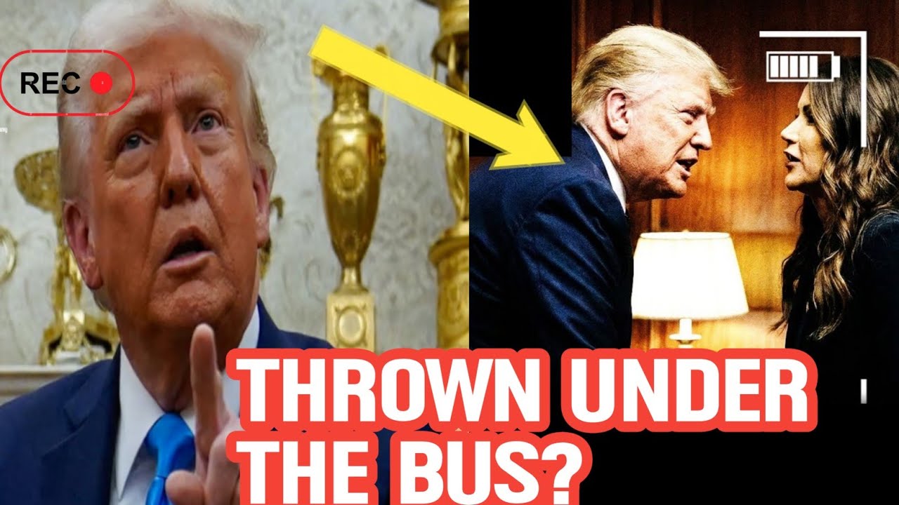 Trump THROWS Kristi Noem UNDER THE BUS as His DOJ FACES CRIMINAL CONTEMPT