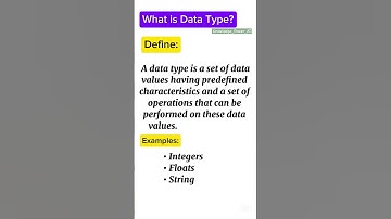 What is data type||Define data type#computer #datatypes #viralvideo #subscribe #channel