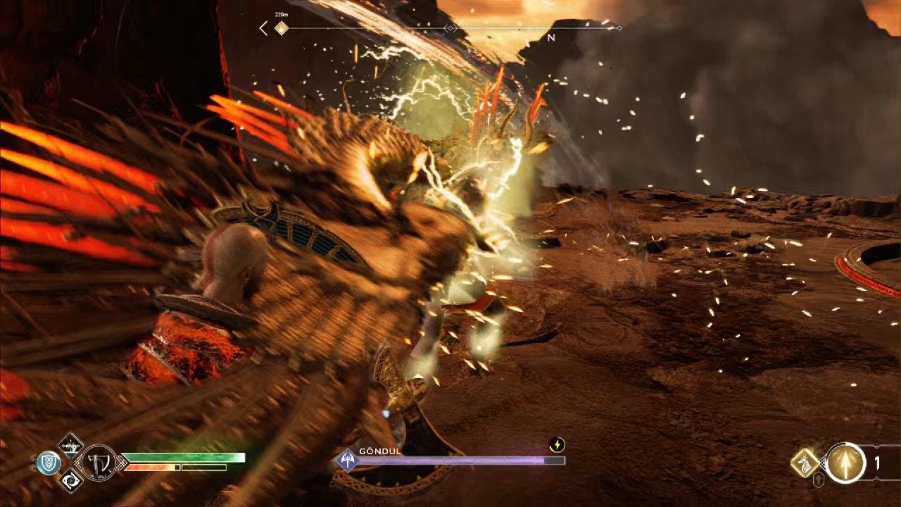 God of War, Defeating Gondul before reviving Mimir. Regular game, GMGoW difficulty.