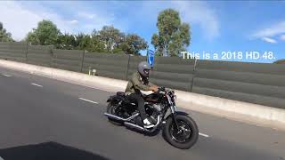 RIDE BY on my Harley Davidson Sportster 48