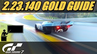 Beat Gran Turismo 7 Hardest Gold Challenge 👊 Full In Depth Guide Lap 2.23.140 Licence S10