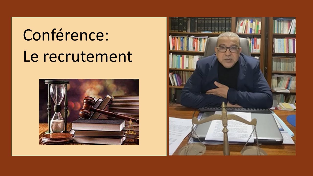 Conférence sur le recrutement par Korri Youssoufi Mohamed