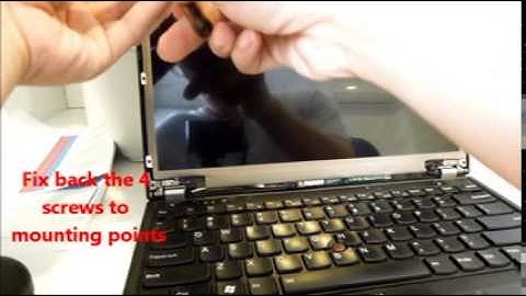Laptop screen replacement / How to replace laptop screen Thinkpad X230