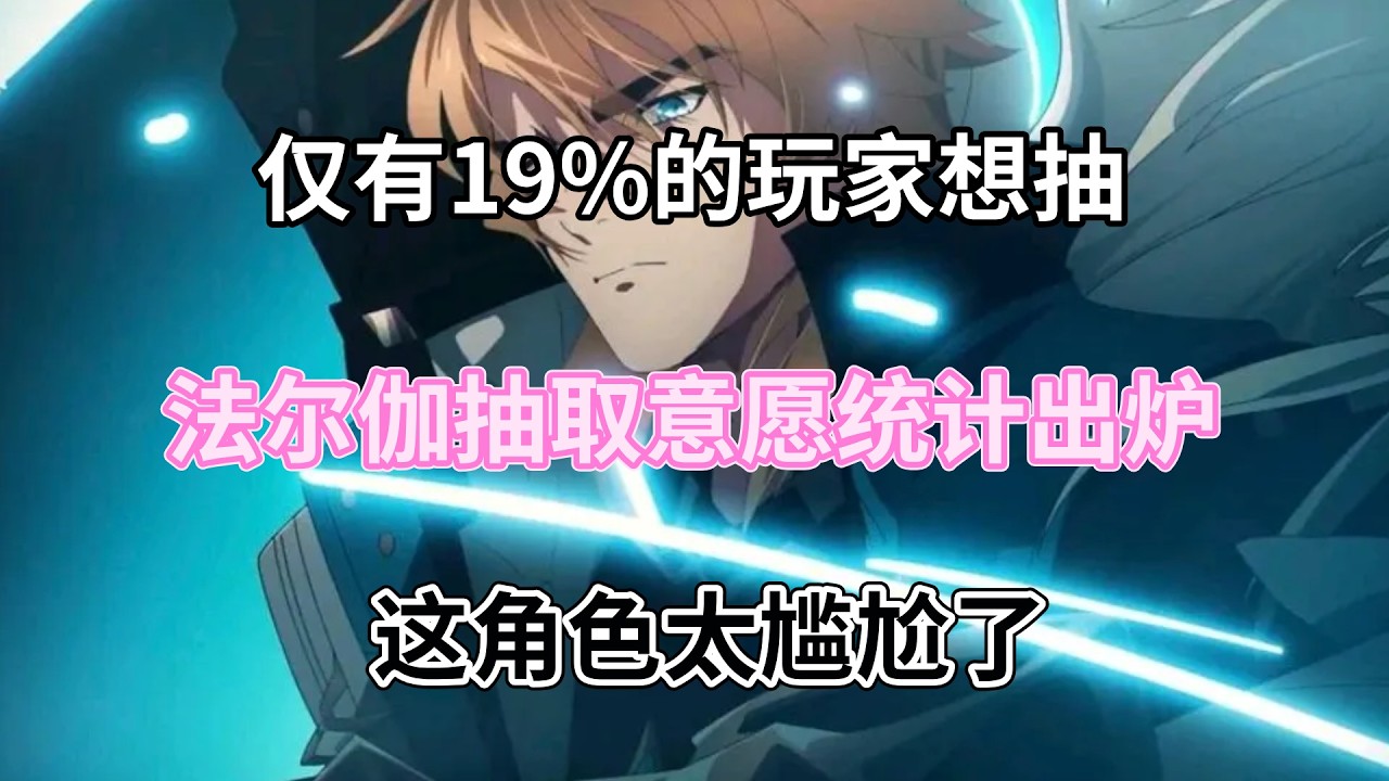 （原神）仅有19%的玩家想抽！法尔伽抽取意愿统计出炉，这角色太尴尬了