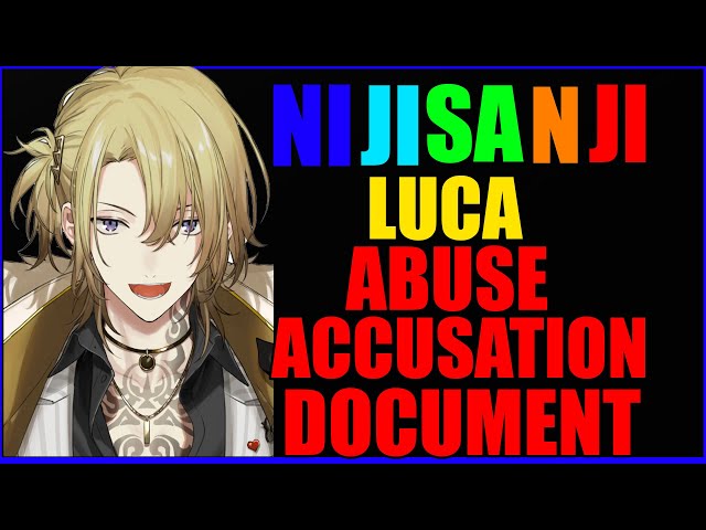 Nijisanji VTuber Says Luca Kaneshiro Has Done Bad Things, Ex Mod Releases 50 - Page Document class=