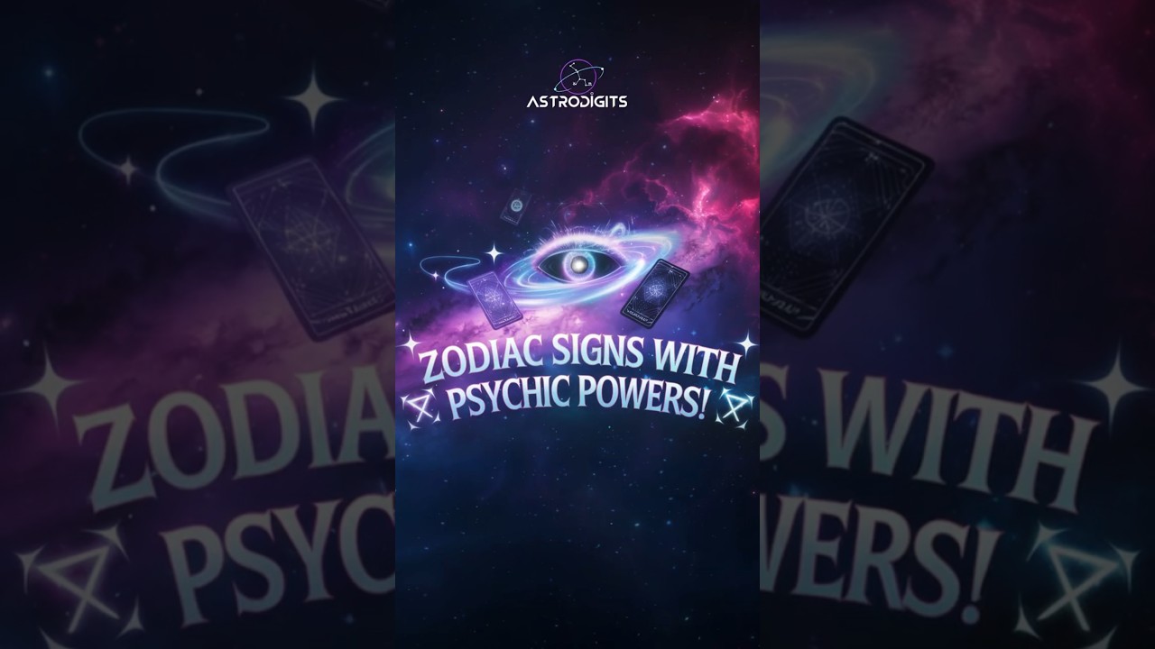 Top 5 Zodiac Signs with Psychic Abilities! 🔮✨ Most Intuitive & Spiritually Gifted Signs!