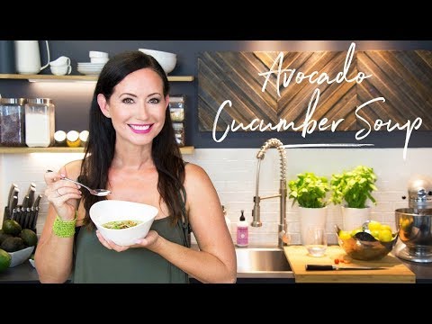 Chilled Avocado Cucumber Soup | Chickfoodtv Ep.#2