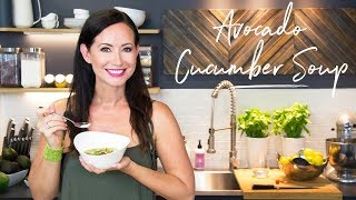 Chilled Avocado Cucumber Soup | Chickfoodtv Ep.#2