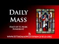 Daily mass thursday april 25 2024