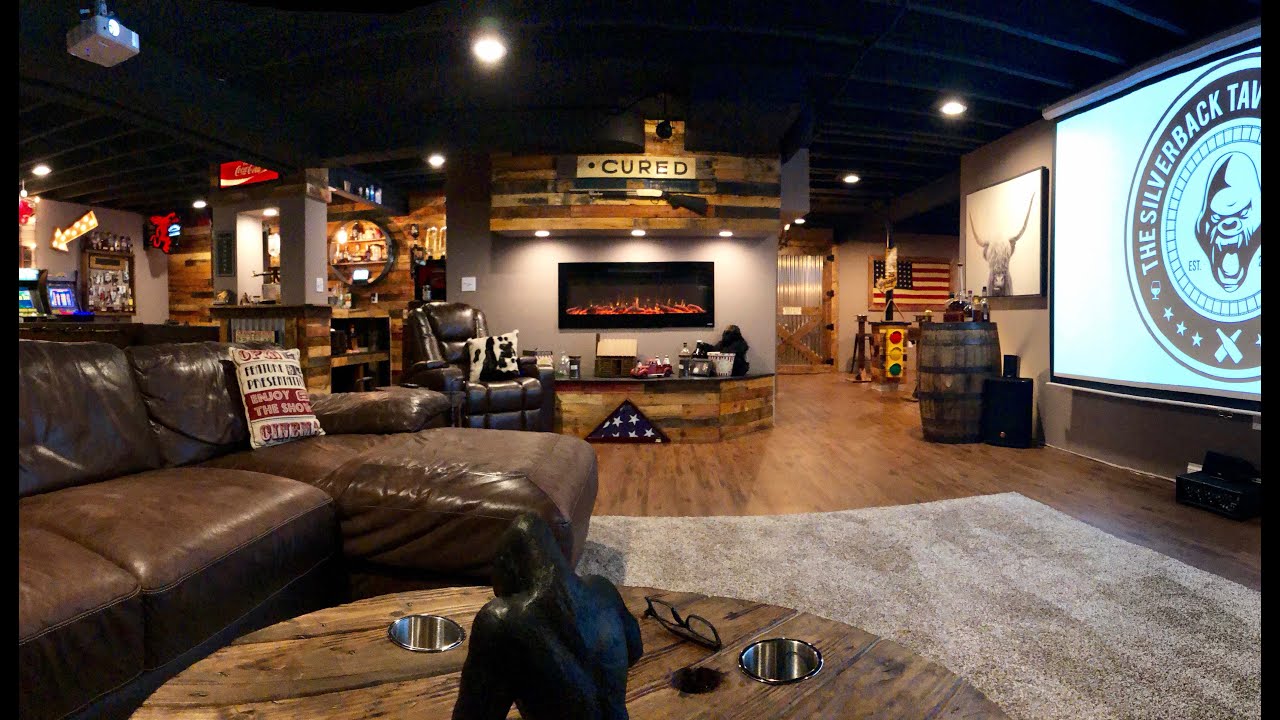 The Silverback Tavern & Theater Man Cave walk through. Please share & feel free to ask any questions