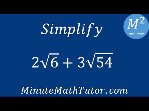 Simplify 2 6 3 54 Youtube