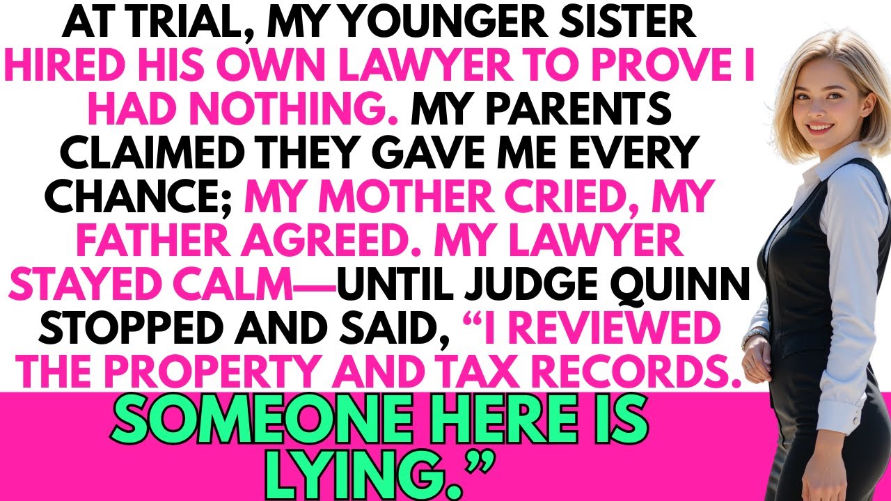 At trial they called me broke parents cried—until the judge paused, checked records: someone lied...