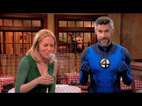 Nadie hace reír a Emily Blunt como John Krasinski.