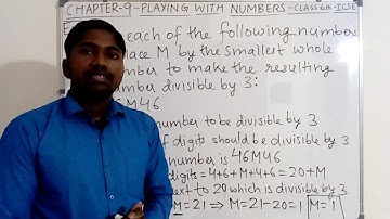 Q.11 - Ex. 9(C) - Playing With Numbers - ICSE Maths Class 6th - Chapter 9.