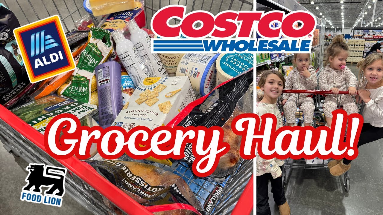 Покупка продуктов и запасы | Costco, Aldi и Food Lion | Здоровое питание