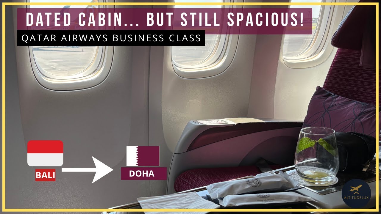 FLIGHT REPORT |  🇮🇩BALI TO 🇶🇦DOHA Qatar Airways Business Class