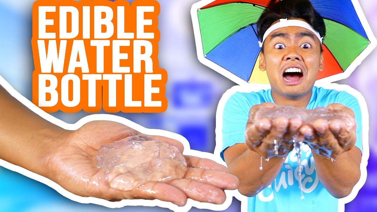 WATER BOTTLES YOU CAN EAT!! YouTube